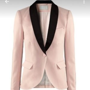 H&M Pink Tuxedo Blazer